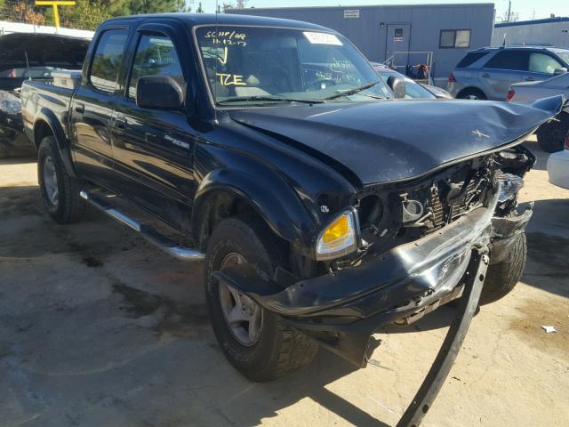 5TEGN92N01Z828743 - 2001 TOYOTA TACOMA DOU BLACK photo 1