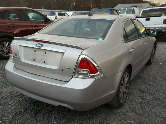 3FAHP07Z68R117568 - 2008 FORD FUSION SE TAN photo 4