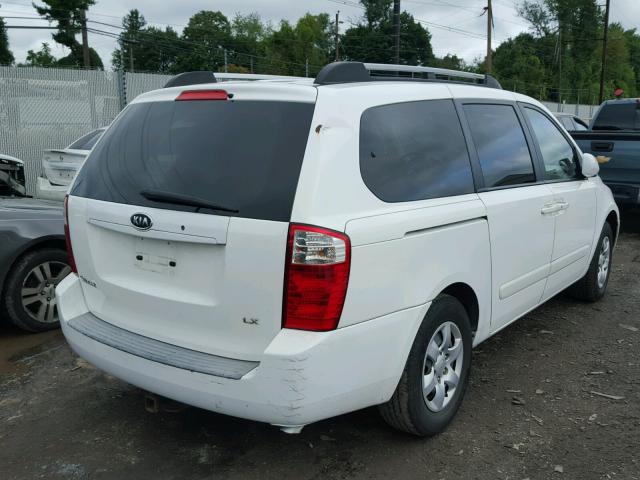 KNDMB233866089920 - 2006 KIA SEDONA EX WHITE photo 4