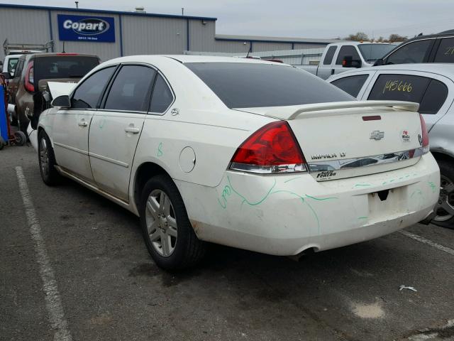 2G1WC581769165336 - 2006 CHEVROLET IMPALA LT WHITE photo 3