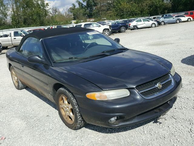 3C3EL55H4WT337778 - 1998 CHRYSLER SEBRING JX BLACK photo 1