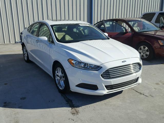 3FA6P0H71ER270701 - 2014 FORD FUSION SE WHITE photo 1