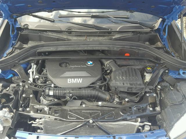 WBXHU7C38J5H43683 - 2018 BMW X1 SDRIVE2 BLUE photo 7