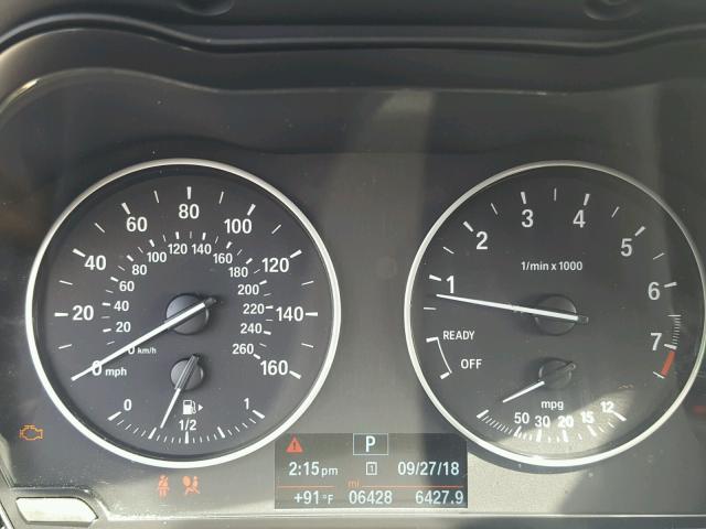 WBXHU7C38J5H43683 - 2018 BMW X1 SDRIVE2 BLUE photo 8