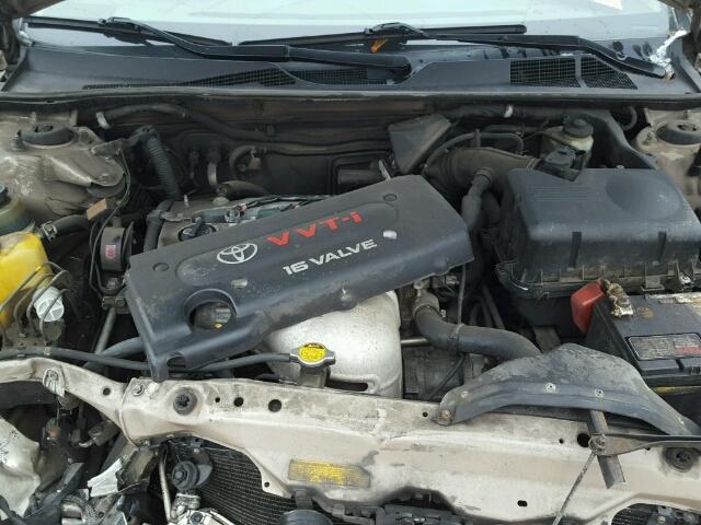 JTDBE32K420060263 - 2002 TOYOTA CAMRY LE GOLD photo 7