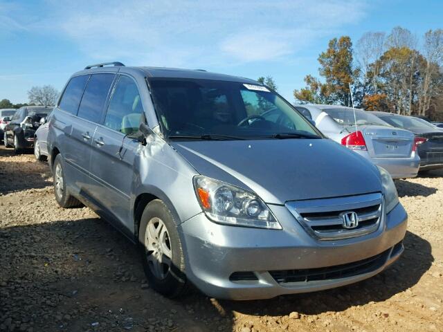 5FNRL38765B088725 - 2005 HONDA ODYSSEY EX SILVER photo 1