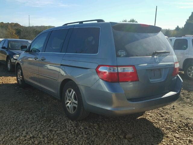 5FNRL38765B088725 - 2005 HONDA ODYSSEY EX SILVER photo 3