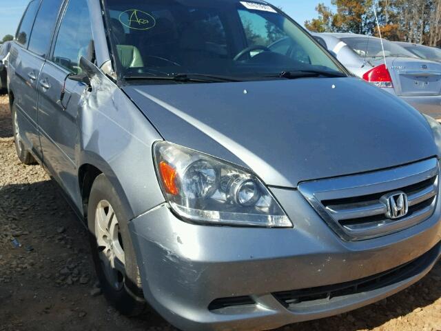 5FNRL38765B088725 - 2005 HONDA ODYSSEY EX SILVER photo 9