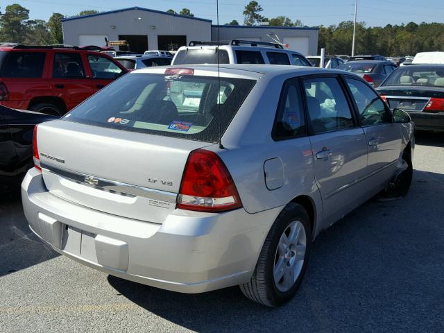 1G1ZT61826F219644 - 2006 CHEVROLET MALIBU MAX 银色 照片 4