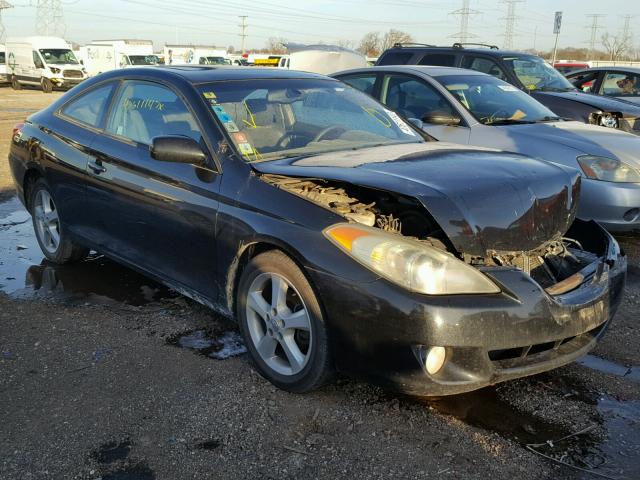 4T1CA30P05U052894 - 2005 TOYOTA CAMRY SOLA BLACK photo 1