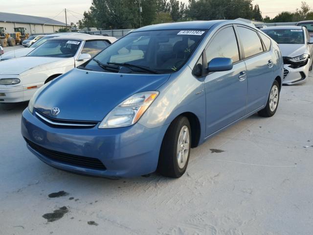 JTDKB20U987772596 - 2008 TOYOTA PRIUS BLUE photo 2