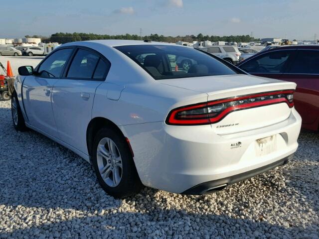 2C3CDXBGXFH762412 - 2015 DODGE CHARGER SE WHITE photo 3