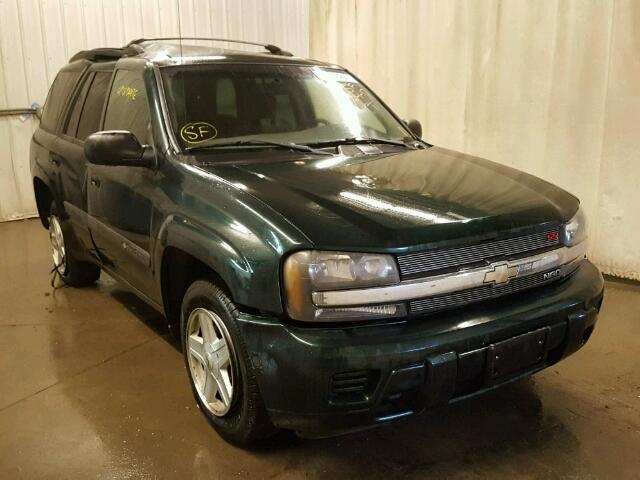 1GNDT13S732378246 - 2003 CHEVROLET TRAILBLAZE GREEN photo 1