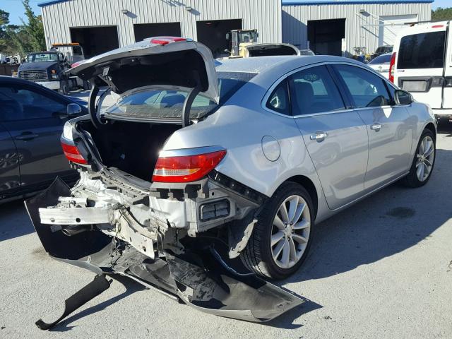 1G4PP5SK2D4116803 - 2013 BUICK VERANO SILVER photo 4