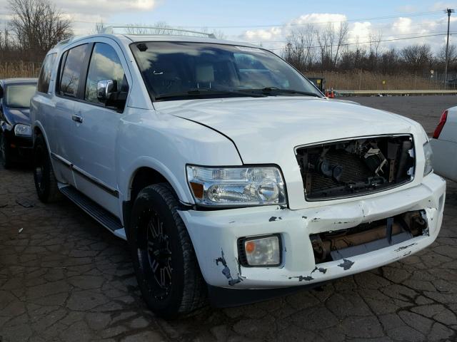 5N3AA08C54N807691 - 2004 INFINITI QX56 WHITE photo 1