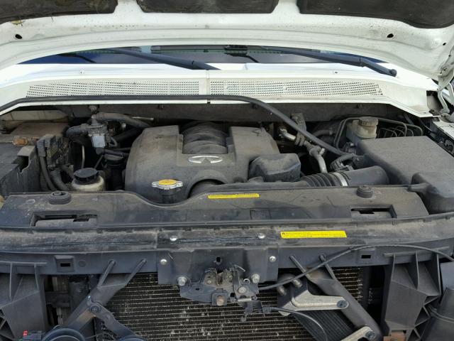 5N3AA08C54N807691 - 2004 INFINITI QX56 WHITE photo 7