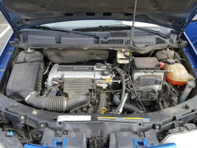 1G8AJ52F24Z185373 - 2004 SATURN ION LEVEL BLUE photo 7