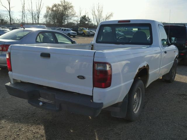 1FTYR10E62PB63059 - 2002 FORD RANGER WHITE photo 4