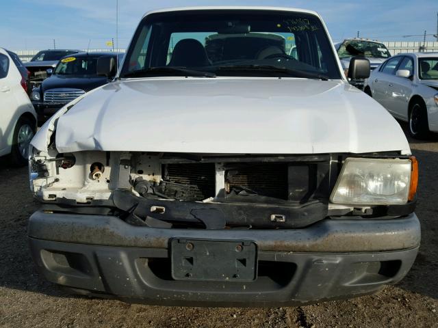 1FTYR10E62PB63059 - 2002 FORD RANGER WHITE photo 9