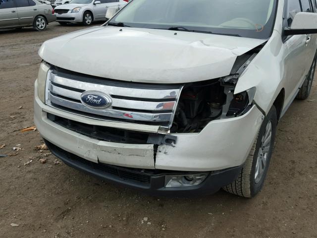 2FMDK39C77BA26996 - 2007 FORD EDGE SEL P CREAM photo 9