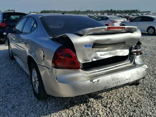 2G2WP552761167275 - 2006 PONTIAC GRAND PRIX SILVER photo 3