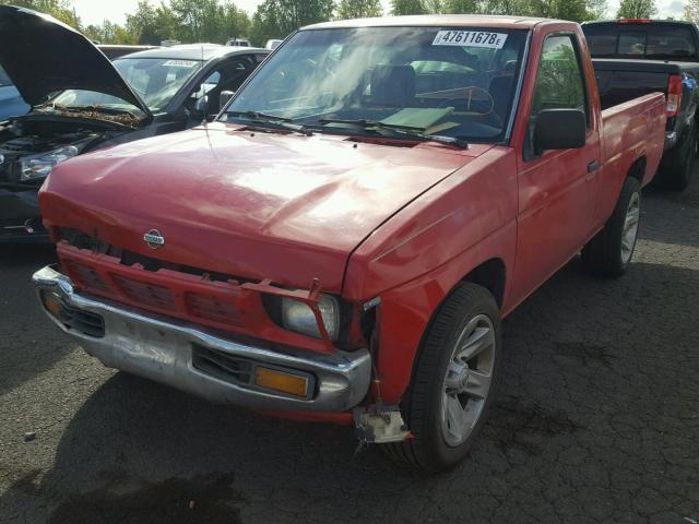 1N6SD11S2TC365458 - 1996 NISSAN TRUCK BASE RED photo 2