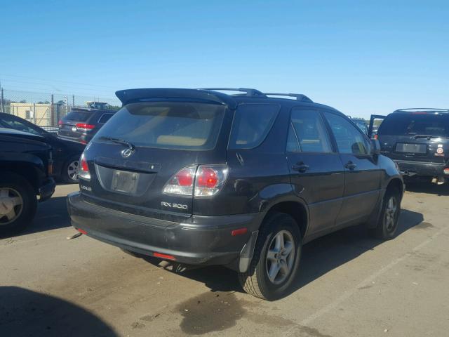 JTJHF10U530304906 - 2003 LEXUS RX 300 BLACK photo 4