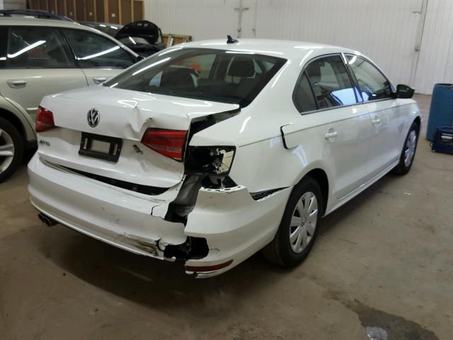3VW2K7AJXFM424873 - 2015 VOLKSWAGEN JETTA BASE 白色 照片 4