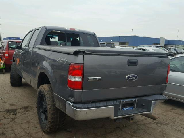 1FTPX14VX8FB84846 - 2008 FORD F150 GRAY photo 3