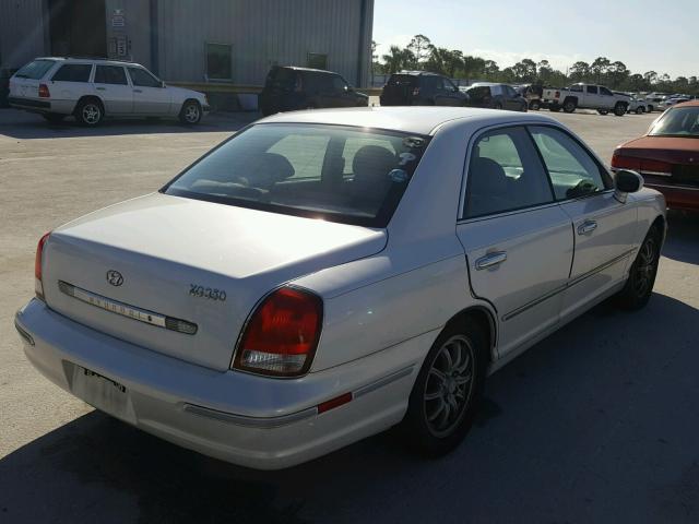 KMHFU45E42A166816 - 2002 HYUNDAI XG350 WHITE photo 4