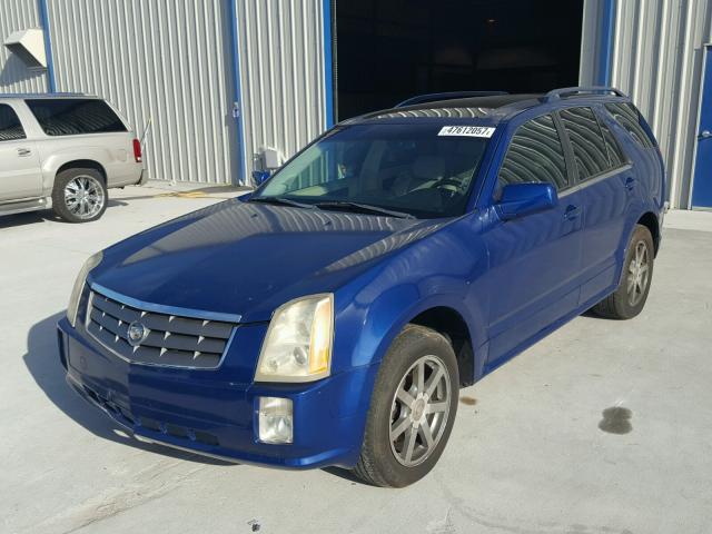 1GYEE63A340144446 - 2004 CADILLAC SRX BLUE photo 2