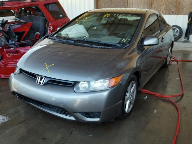 2HGFG12686H531014 - 2006 HONDA CIVIC LX GREEN photo 2