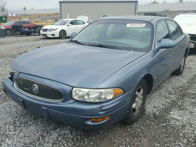 1G4HP54K614291892 - 2001 BUICK LESABRE CU BLUE photo 2