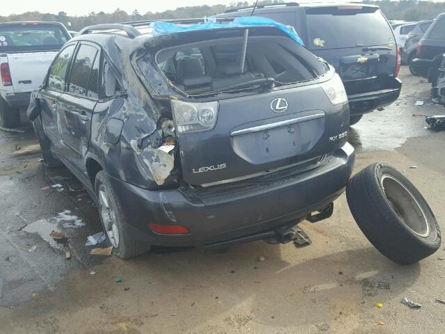 JTJGA31U140013096 - 2004 LEXUS RX 330 GRAY photo 3