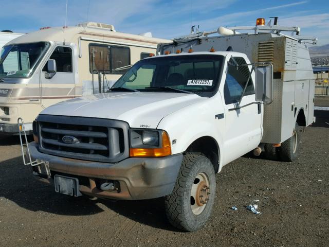 1FDWF37SXXEA66307 - 1999 FORD F350 SUPER WHITE photo 2