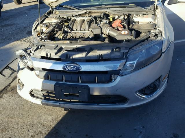 3FAHP0JG6AR306928 - 2010 FORD FUSION SEL SILVER photo 7