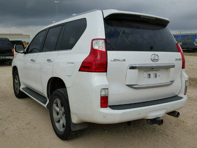 JTJBM7FXXA5012619 - 2010 LEXUS GX BASE WHITE photo 3