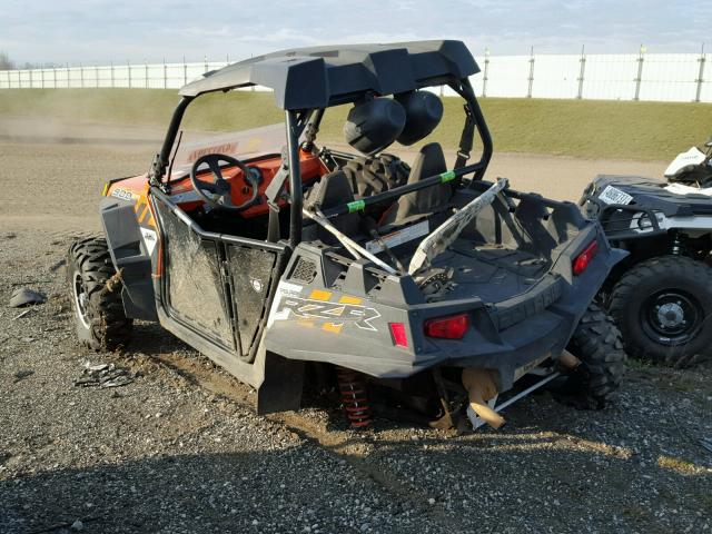 4XAJT9EA4EF263279 - 2014 POLARIS RZR 900 XP ORANGE photo 3