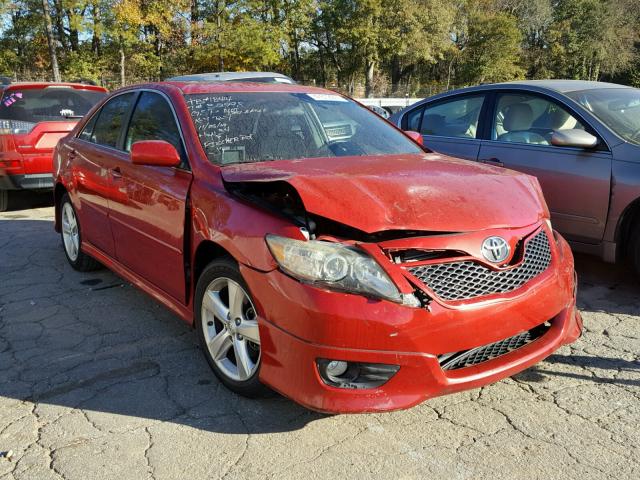 4T1BF3EK6BU615808 - 2011 TOYOTA CAMRY BASE RED photo 1