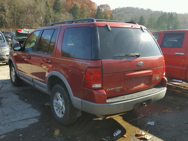 1FMZU73K62ZC76064 - 2002 FORD EXPLORER X BURGUNDY photo 3