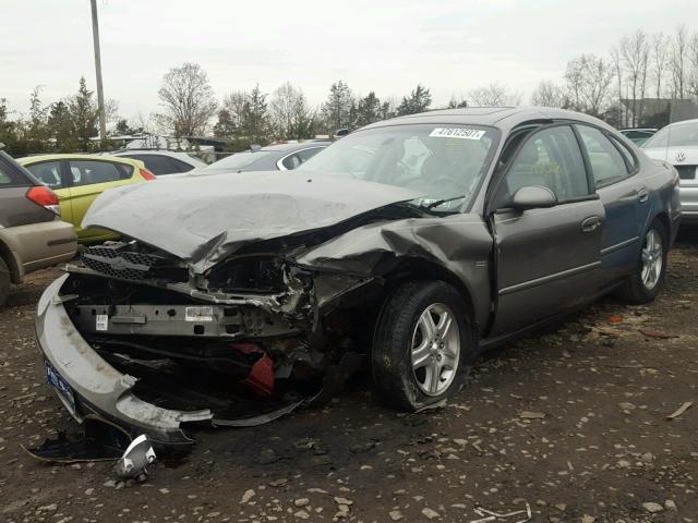 1FAFP56S02A191336 - 2002 FORD TAURUS SEL GRAY photo 2