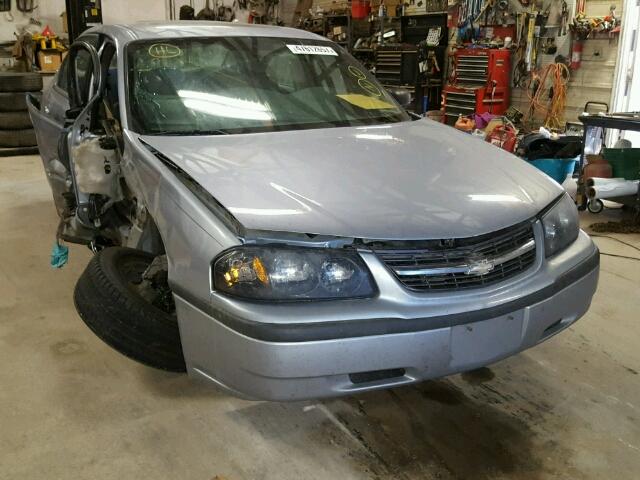 2G1WF52E959387359 - 2005 CHEVROLET IMPALA SILVER photo 1