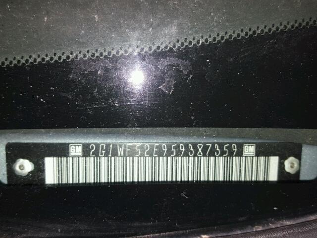 2G1WF52E959387359 - 2005 CHEVROLET IMPALA 银色 照片 10