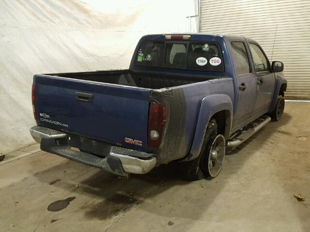 1GTDT136258164616 - 2005 GMC CANYON BLUE photo 4