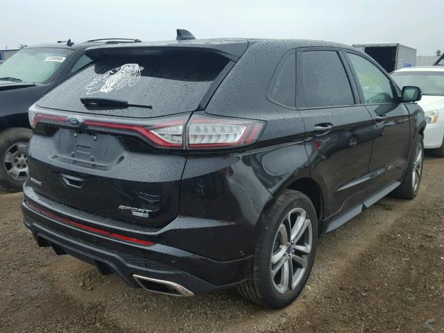 2FMTK4AP3FBC22609 - 2015 FORD EDGE SPORT BLACK photo 4