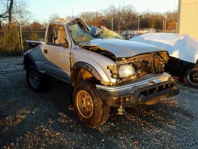 5TEPM62N81Z816163 - 2001 TOYOTA TACOMA SILVER photo 1