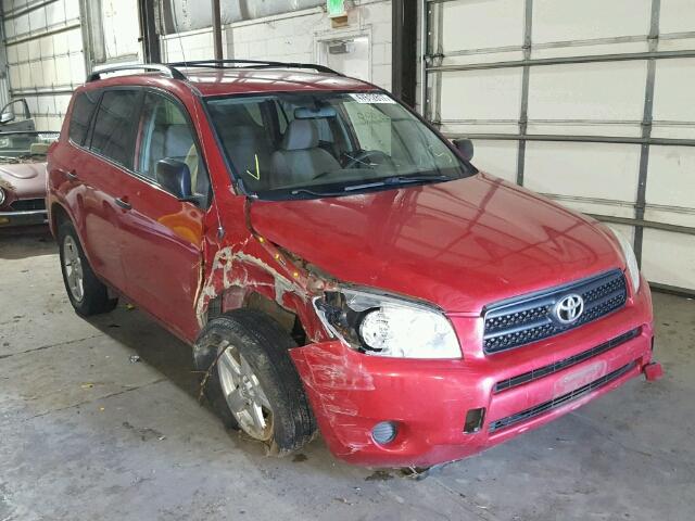 JTMBD33V766010780 - 2006 TOYOTA RAV4 RED photo 1