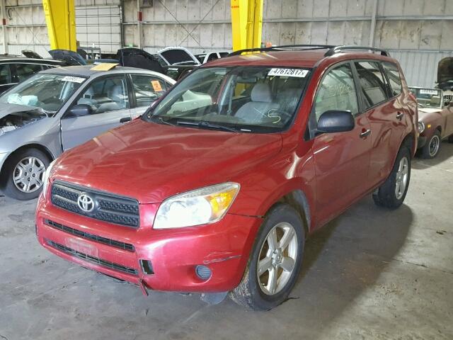 JTMBD33V766010780 - 2006 TOYOTA RAV4 RED photo 2