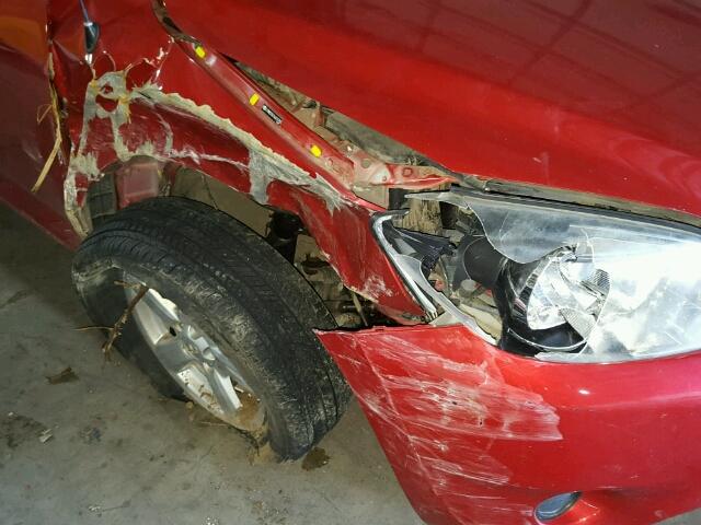 JTMBD33V766010780 - 2006 TOYOTA RAV4 RED photo 9