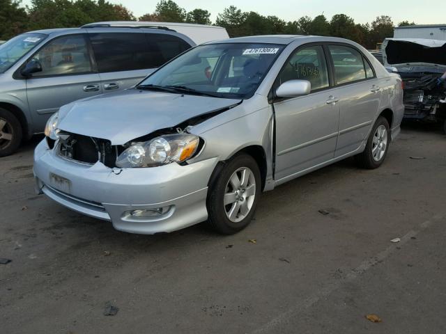 2T1BR32E37C846812 - 2007 TOYOTA COROLLA CE SILVER photo 2